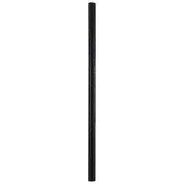 Giant Straw 5.5 IN Paper Black Unwrapped 5000/Case