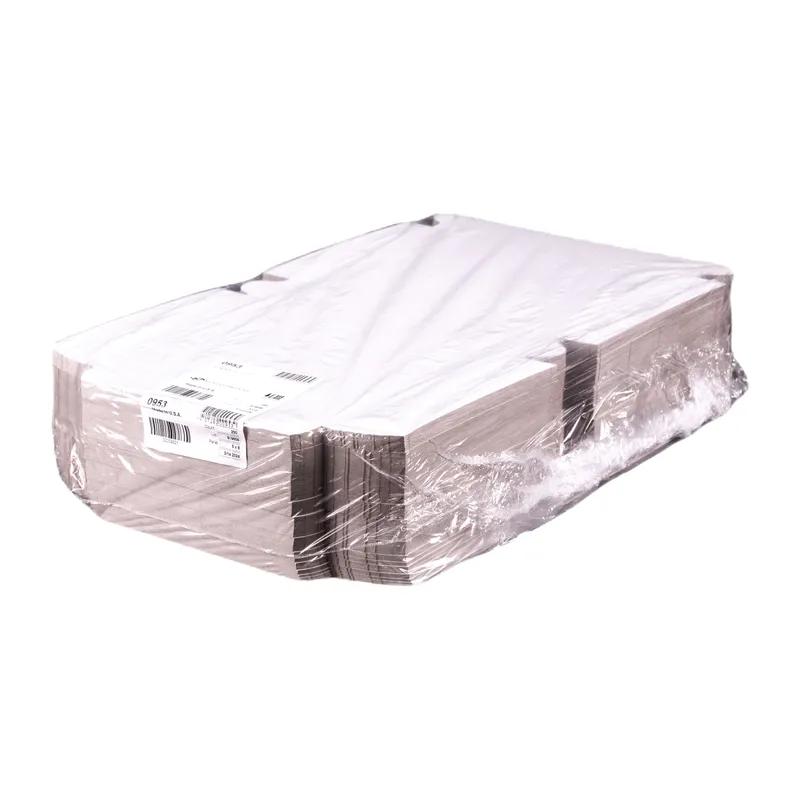 Bakery Box 9X9X2.5 IN Clay-Coated Kraft Board White Kraft Square Lock Corner Tuck Top 250/Bundle