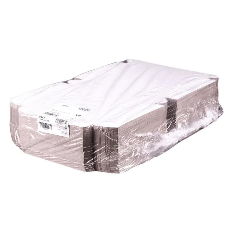 Bakery Box 9X9X2.5 IN Clay-Coated Kraft Board White Kraft Square Lock Corner Tuck Top 250/Bundle