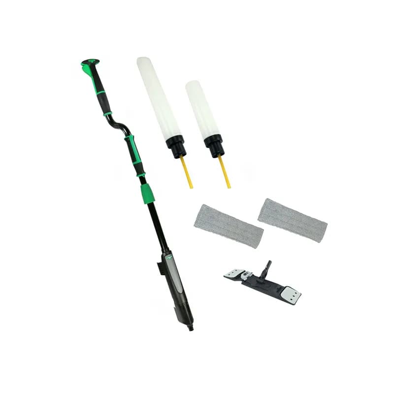 Excella Mop Holder System INCLUDES: Offset Pole, 0.5L Bottle, 1L Bottle, 16 IN Pocket Mops, Pocket Mop Holder 1/Each