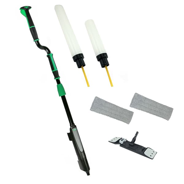 Excella Mop Holder System INCLUDES: Offset Pole, 0.5L Bottle, 1L Bottle, 16 IN Pocket Mops, Pocket Mop Holder 1/Each