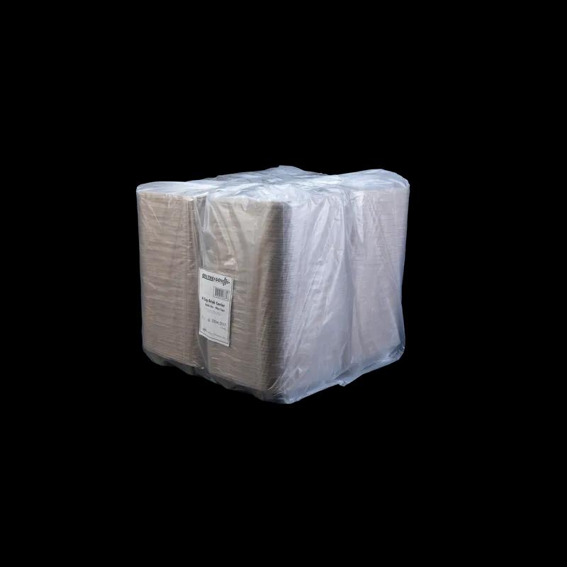 Cup Carrier 9X9X2 IN 4 Compartment Molded Fiber Kraft For 4-44 OZ Without Handle 300/Case