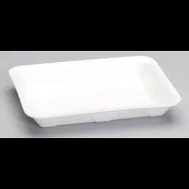 4D Meat Tray 9.25X7.25X1.25 IN 1 Compartment Polystyrene Foam Deep Rose Rectangle 500/Case