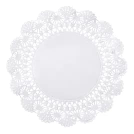 Cambridge Doily 5 IN Paper White Lace Round 1000/Box