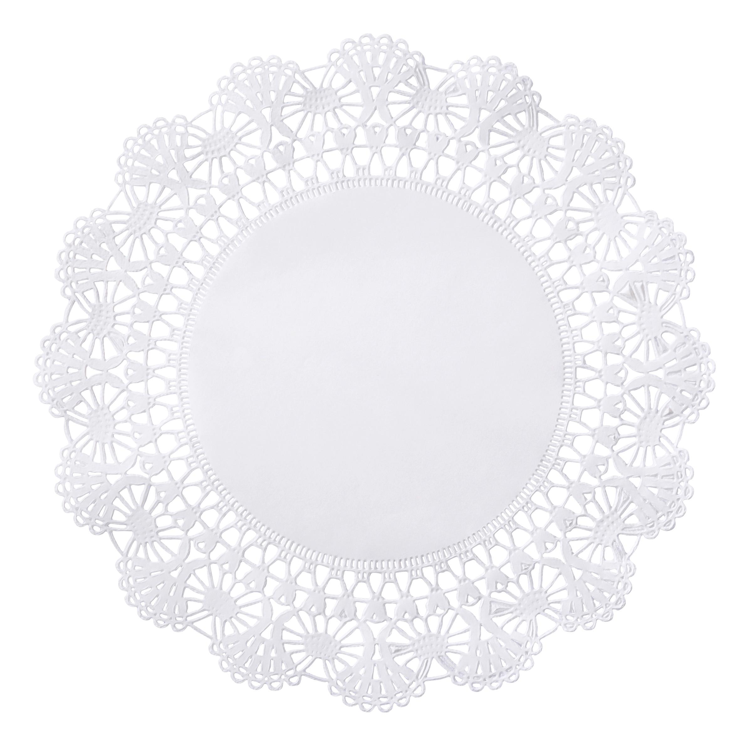 Cambridge Doily 5 IN Paper White Lace Round 1000/Box