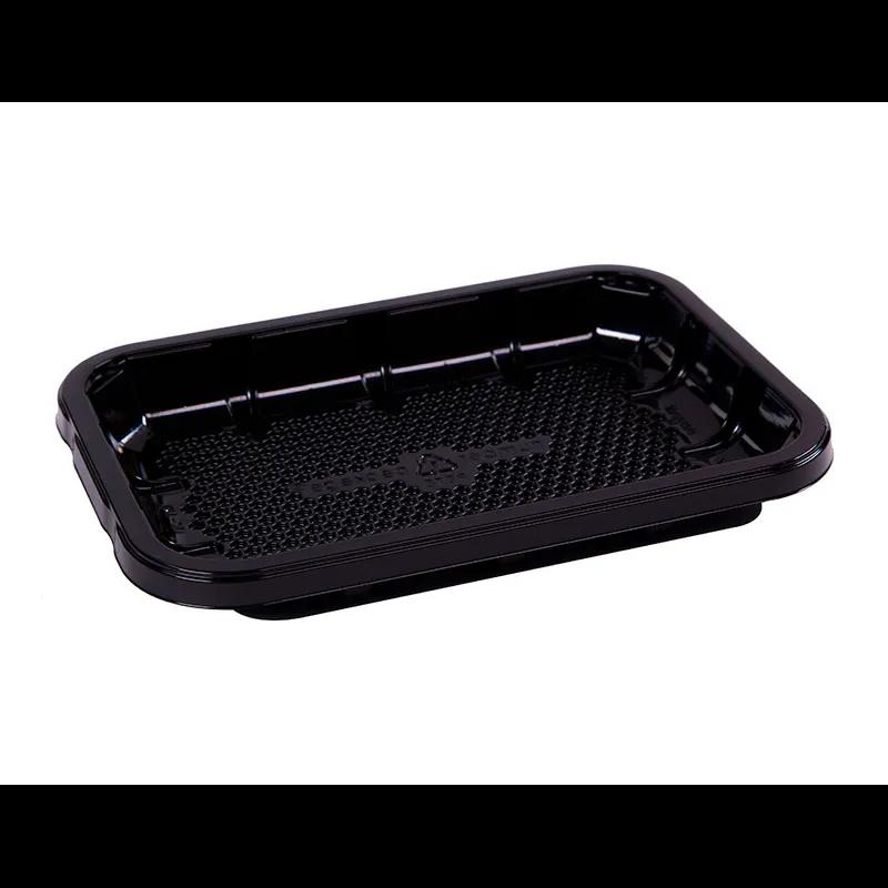EZ-Tray Meat Tray 8.25X5.25X1 IN APET Deep Black Rectangle Honeycomb 300/Case