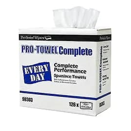 Pro-Towel® Cleaning Wipe 9X17 IN Spunlace White 1260/Case