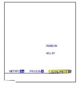 Scale Label 2.24X2.5 IN Black UPC 7200/Case