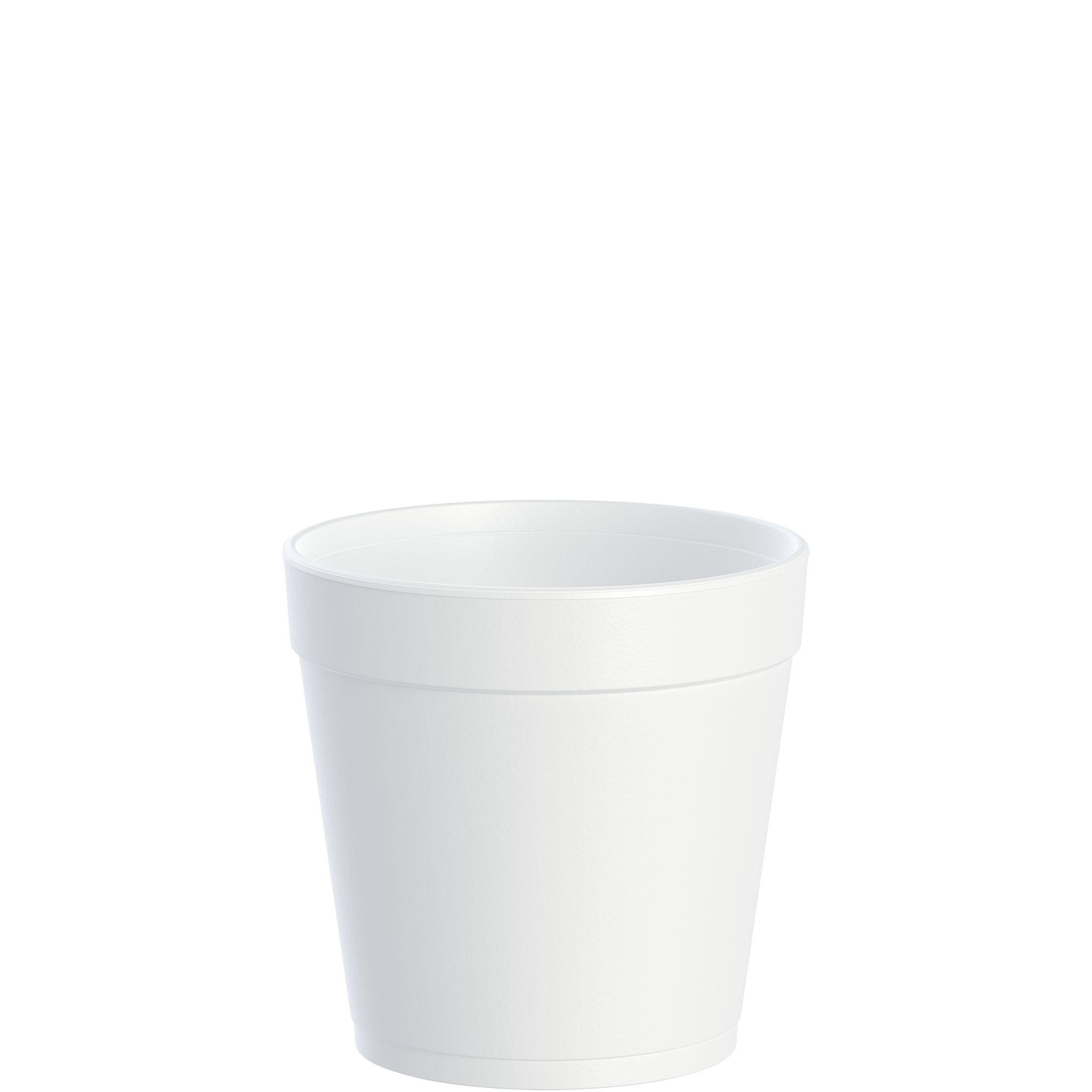 Dart® J Cup® Bowl 32 OZ EPS White Insulated 25 Count/Pack 20 Packs/Case 500 Count/Case