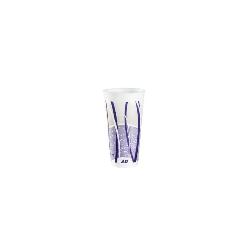 Dart® LX® Cup Insulated 20 OZ Polystyrene Foam Purple Impulse 500/Case