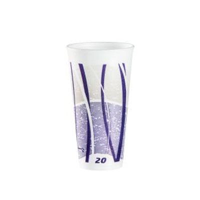 Dart® LX® Cup Insulated 20 OZ Polystyrene Foam Purple Impulse 500/Case