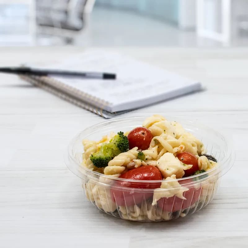 Dart® PresentaBowls® Bowl 12 OZ PET Clear Round Freezer Safe 63 Count/Pack 8 Packs/Case 504 Count/Case