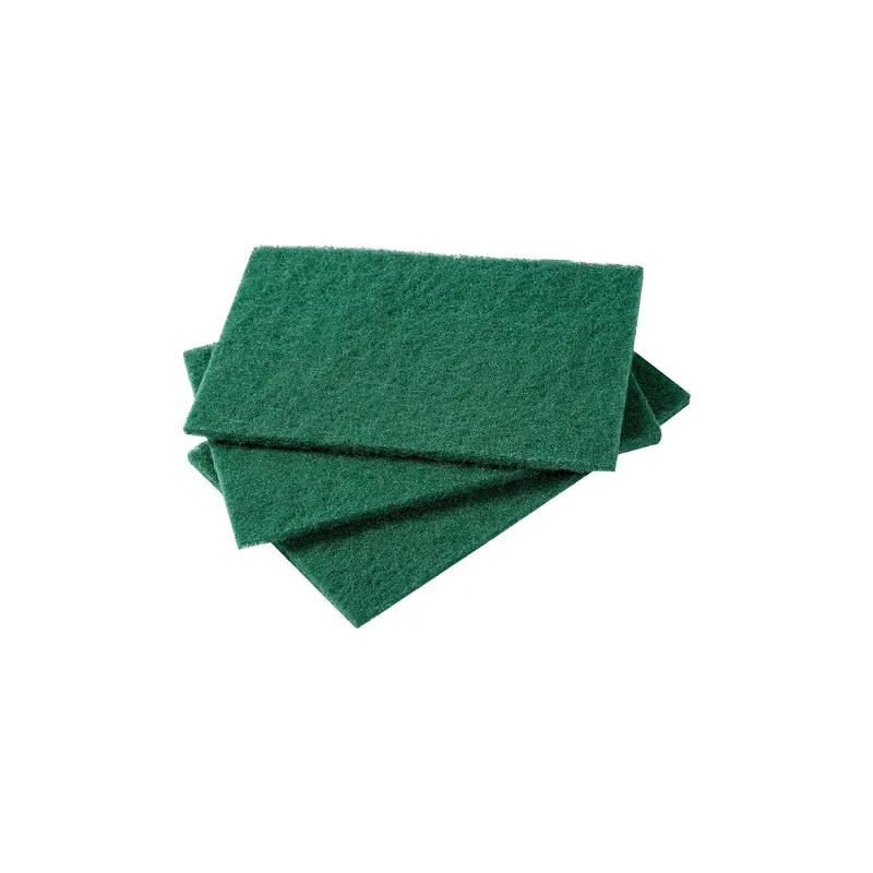 Scouring Pad Medium Duty Fiber Green 10 Count/Pack 6 Packs/Case 60 Count/Case