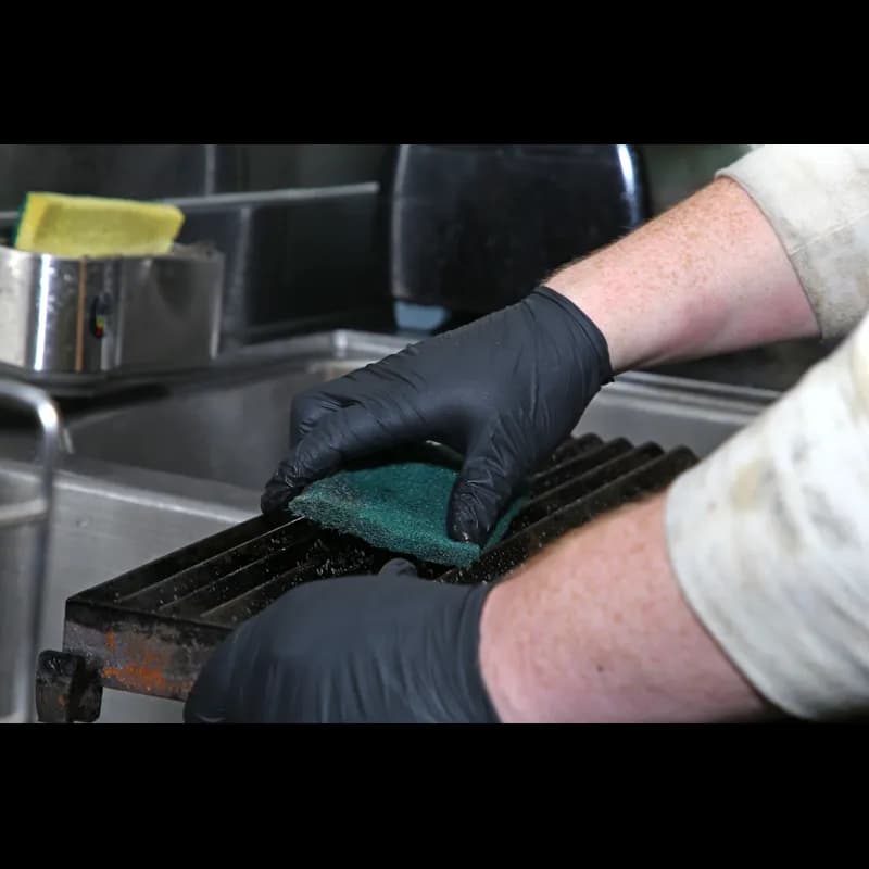 Scouring Pad Medium Duty Fiber Green 10 Count/Pack 6 Packs/Case 60 Count/Case