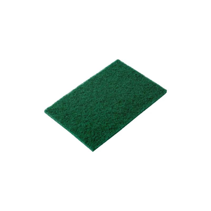Scouring Pad Medium Duty Fiber Green 10 Count/Pack 6 Packs/Case 60 Count/Case
