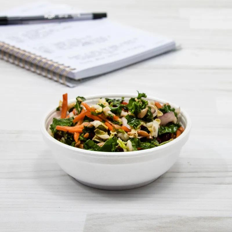 Dart® J Cup® Bowl 8 OZ EPS White Round Insulated 50 Count/Pack 20 Packs/Case 1000 Count/Case