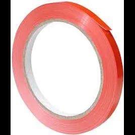 Tape 0.375IN X180YD Red PVC 1/Each