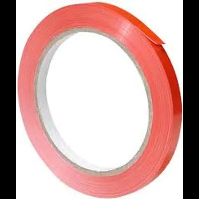 Tape 0.375IN X180YD Red PVC 1/Each