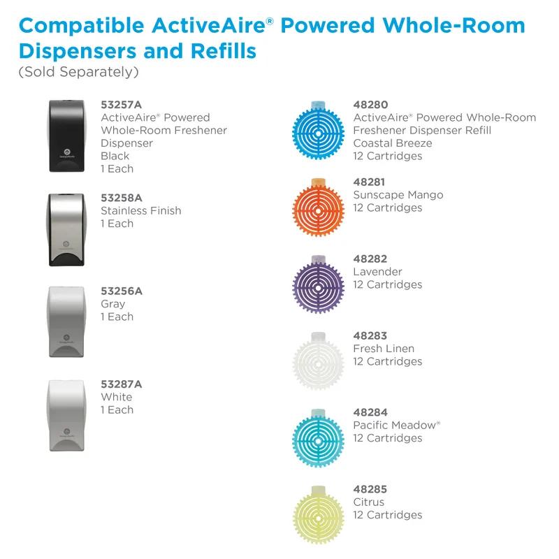 ActiveAire® Air Freshener Dispenser Black 4.75X4.5X6.82 IN Whole Room 1/Each