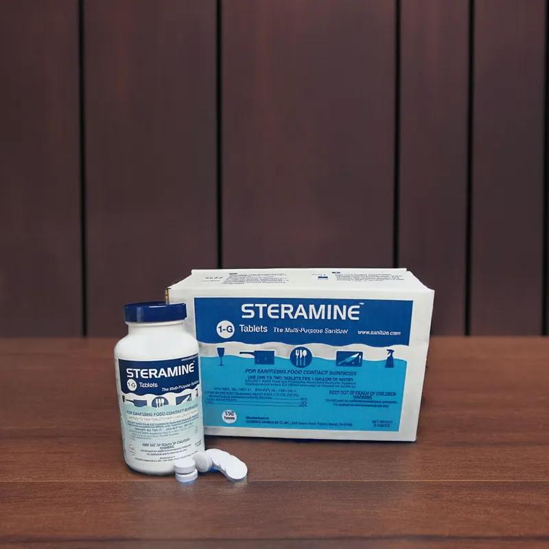 Steramine 1-G (Sanitabs) Sanitizer Tablet Quat 6/Case
