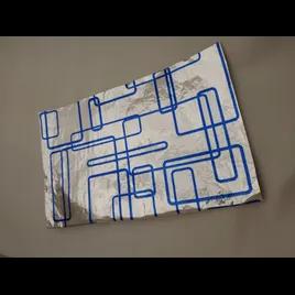 Foil Sheets 10.5X13 IN Blue Multi-Hex Pipe 2500/Case