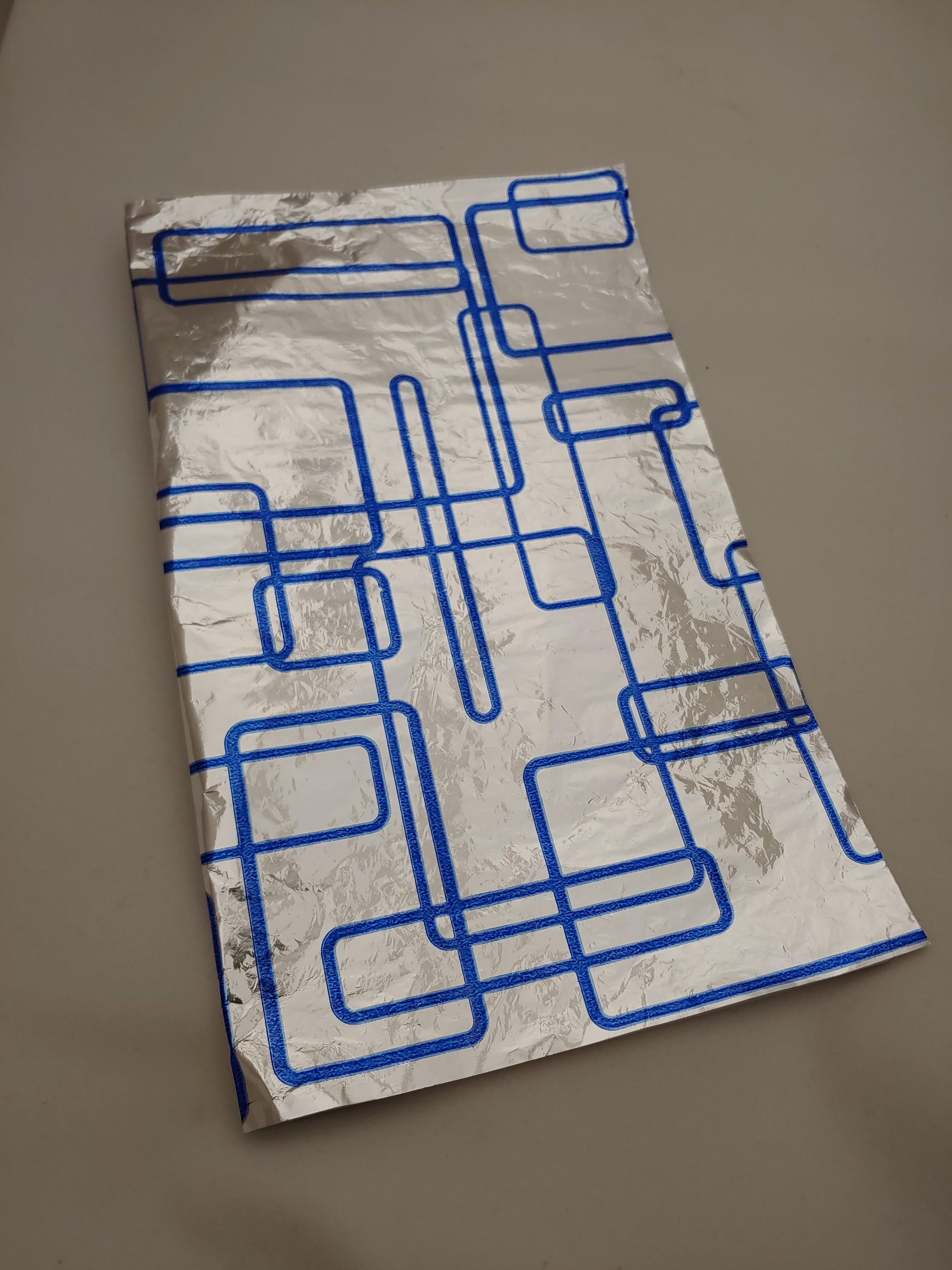 Foil Sheets 10.5X13 IN Blue Multi-Hex Pipe 2500/Case