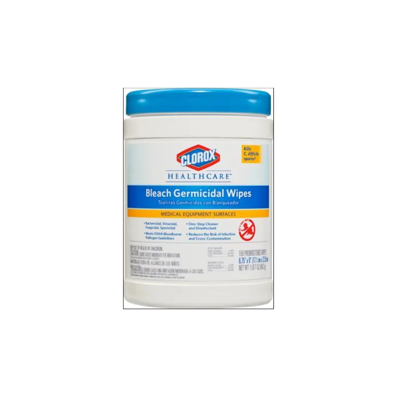 Clorox® Disinfectant 32 FLOZ Wipe Bleach 150/Case
