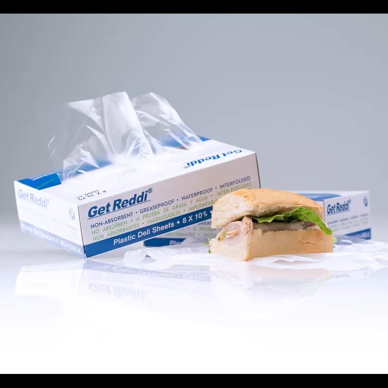 Deli Sheets 12X10.75 IN HDPE 0.50 Gauge Pop-Up 1000 Count/Bag 10 Bags/Case