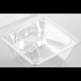 Bowl Insert 4-2.3 OZ 4 Compartment PET Clear Square 810/Case