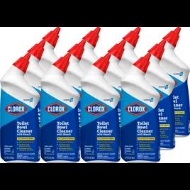 Clorox® Floral Fresh Scent Toilet Bowl Cleaner Deodorizer 24 FLOZ Multi Surface RTU Bleach 12/Case