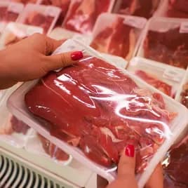 Red Rock® Meat Single Layer Film 15IN X5000FT Clear For Hand Wrap Station Hobart Auto Wrappers 1/Roll