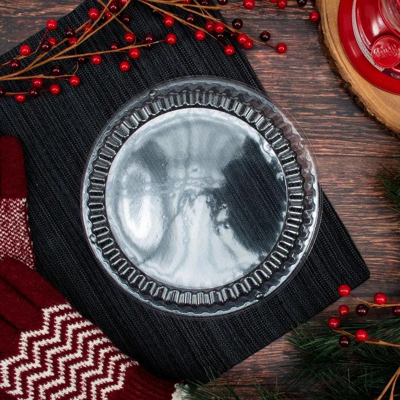 Dart® Lid Dome 2.2 IN 1 Compartment OPS Clear Round For Plate Unhinged 125 Count/Pack 4 Packs/Case 500 Count/Case