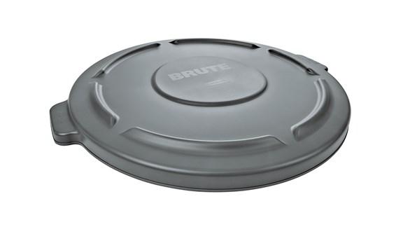 Brute® Flat Lid 32 GAL Gray Resin 1/Each