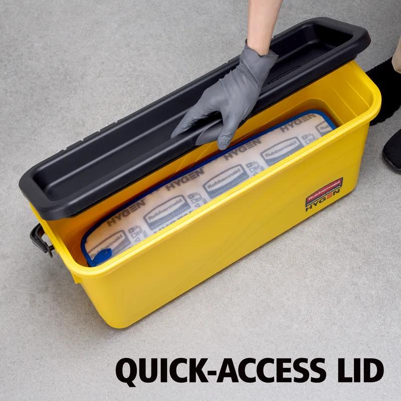 Hygen™ Mop Bucket Resin Yellow Charging 1/Each