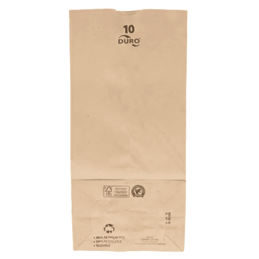 Bag 13.75X7X4.5 IN 12 LB Virgin Paper 57# Extra Heavy Kraft With Self-Opening (SOS) Closure 400/Bundle