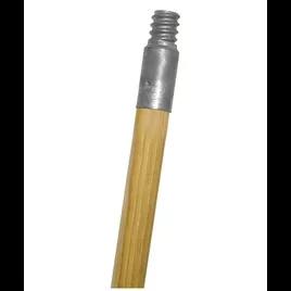 Brush Handle 60X1.125 IN Wood Metal Threaded 1/Each