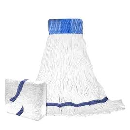 Mop Head Medium (MED) 16-18 OZ Cotton 4PLY Loop End 5IN Headband 12/Case