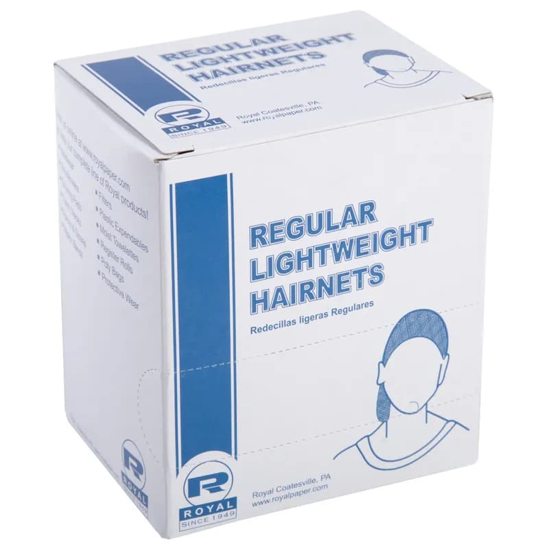 Hairnet White Light Weight 144 Count/Pack 20 Packs/Case 2880 Count/Case