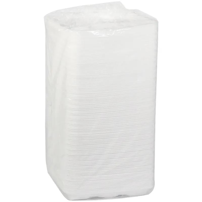 Cafeteria & School Lunch Tray 10.25X8.25X1.125 IN 5 Compartment Polystyrene Foam White Rectangle 500/Case