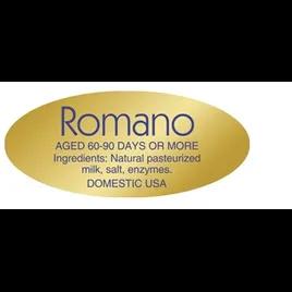 Romano/Pecorino Cheese Label Foil 500/Roll