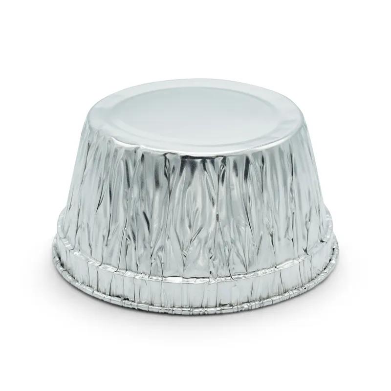 Victoria Bay Souffle & Portion Cup 4 OZ Aluminum Silver Round 1000/Case