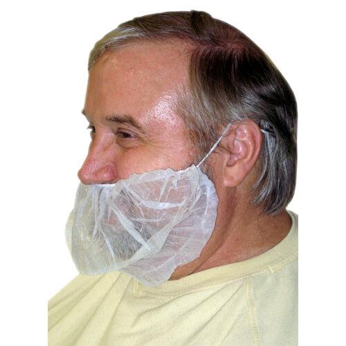 ProWorks® Beard Cover OS White PP 500/Case