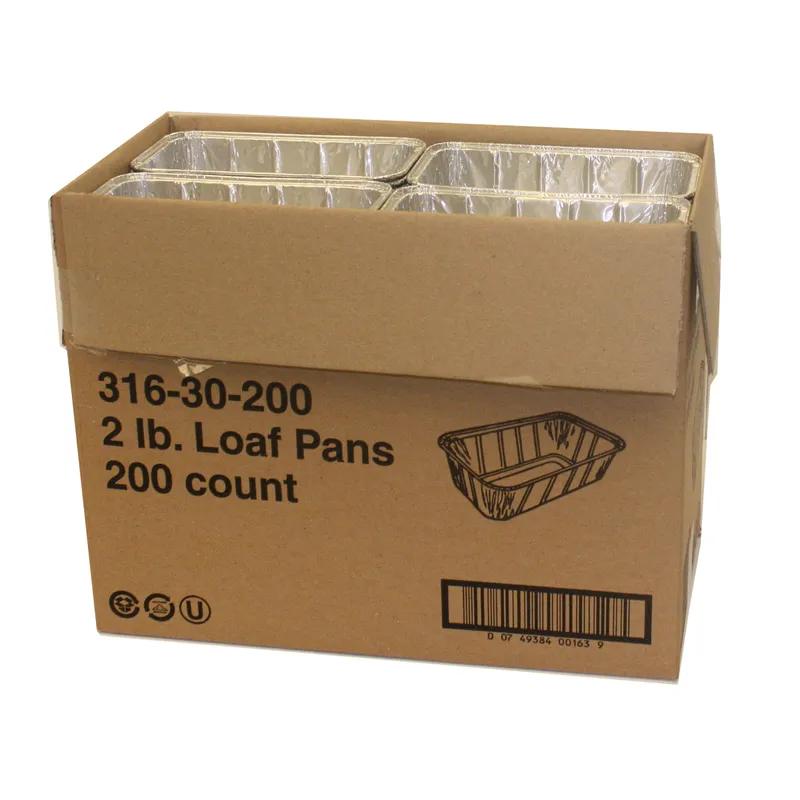 Bread & Loaf Pan 32 OZ Aluminum Silver 200/Case