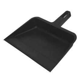 MaxiRough® Dust Pan 12 IN Black Plastic 1/Each