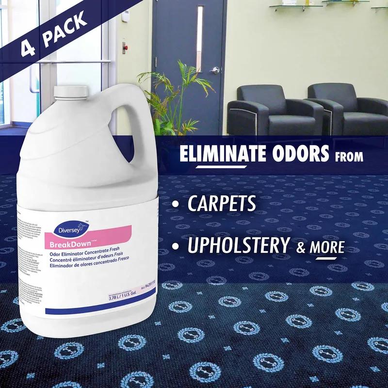 BreakDown Odor Eliminator & Cleaner Fresh Scent Red Liquid Concentrate 1 GAL 4/Case
