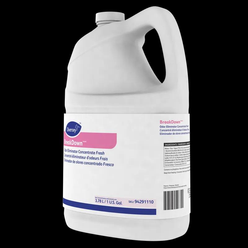BreakDown Odor Eliminator & Cleaner Fresh Scent Red Liquid Concentrate 1 GAL 4/Case