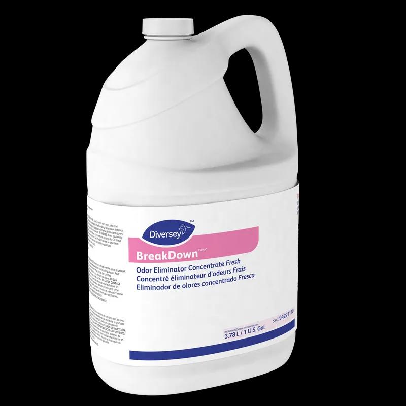 BreakDown Odor Eliminator & Cleaner Fresh Scent Red Liquid Concentrate 1 GAL 4/Case