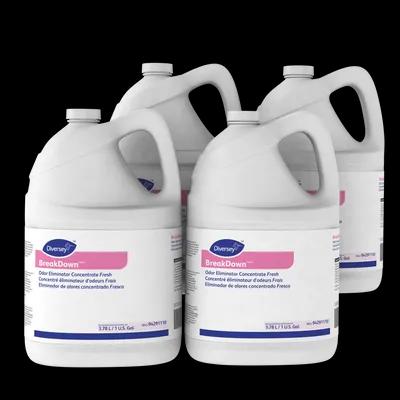 BreakDown Odor Eliminator & Cleaner Fresh Scent Red Liquid Concentrate 1 GAL 4/Case