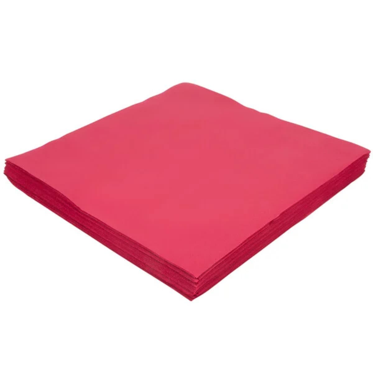 Dinner Napkins 16X16 IN Burgundy Flat 250 Count/Pack 2 Packs/Case 500 Count/Case