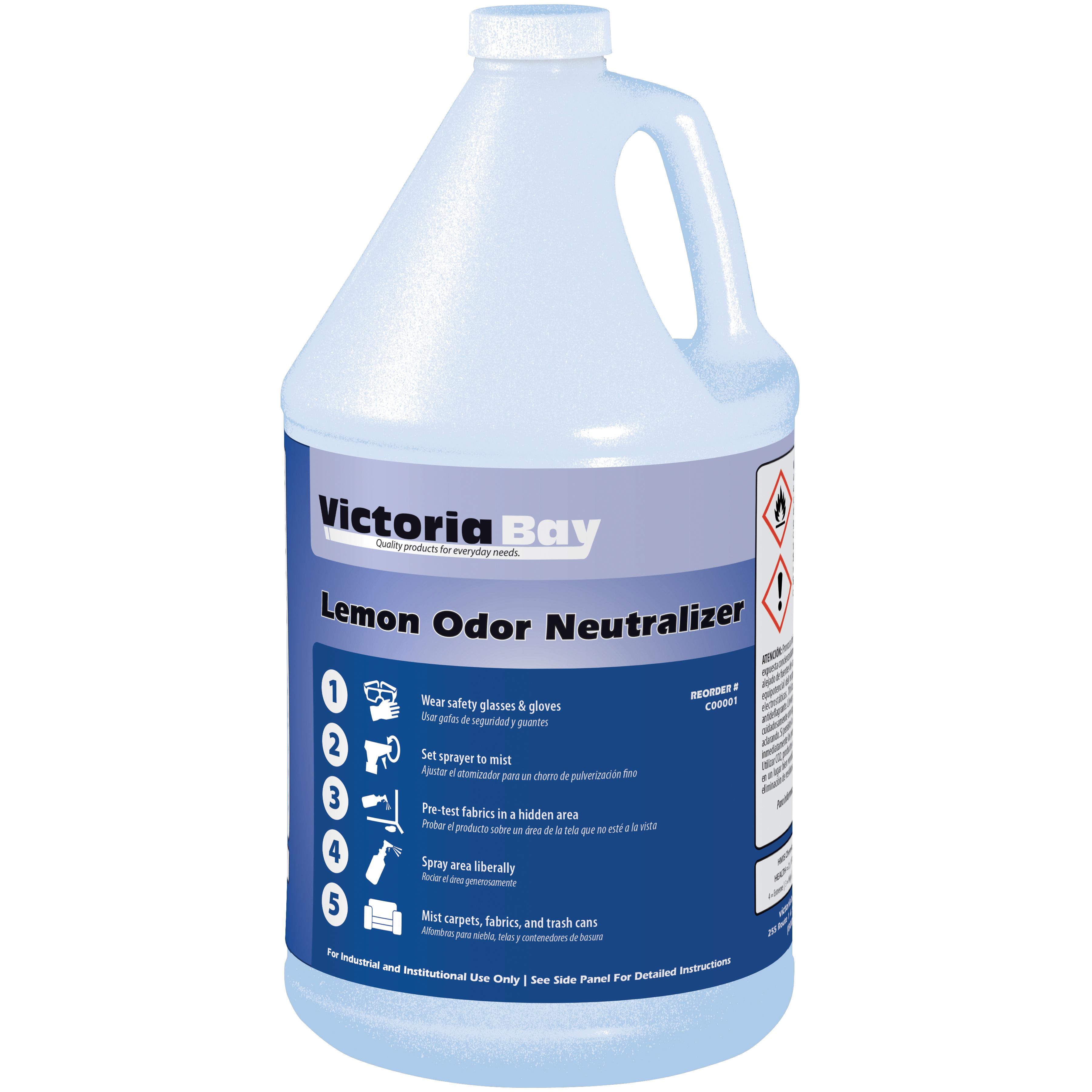 Victoria Bay Odor Neutralizer Air Freshener & Deodorizer Concentrate Capri - Lemon 1 GAL 4/Case